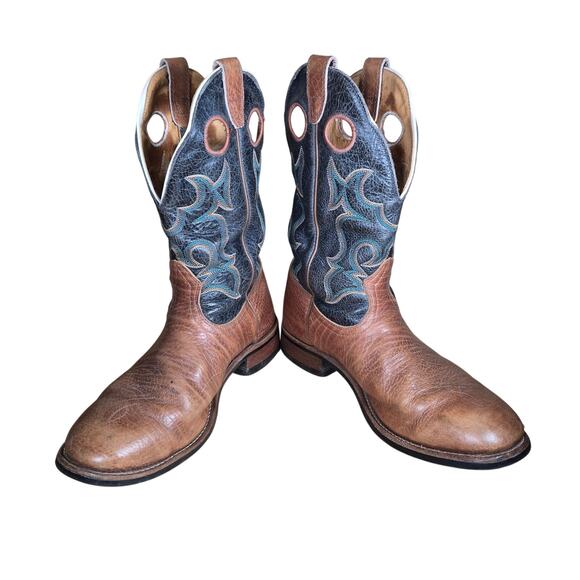 Boulet Round Toe Western Cowboys Ranch Western Oil Resistant Sole Boots 9.5 E main image 8